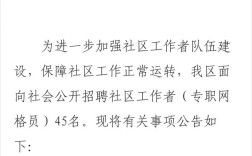 南昌社区招聘何时开始？