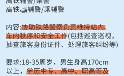 高铁乘警招聘有何具体要求？