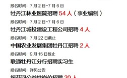 牡丹江信息网有哪些招聘信息？