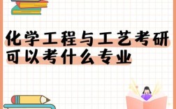 化学工程与工艺考研专业有哪些？