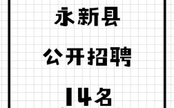 永新县最新招聘有哪些岗位？