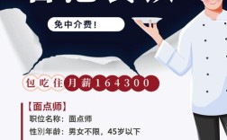 招聘点心师，具体要求有哪些？