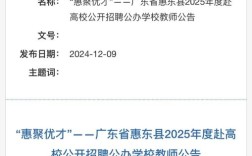 惠东县招聘网有哪些岗位？