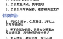 太原司机招聘信息有哪些要求？