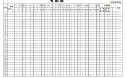 公司项目工天考勤表如何规范填写？