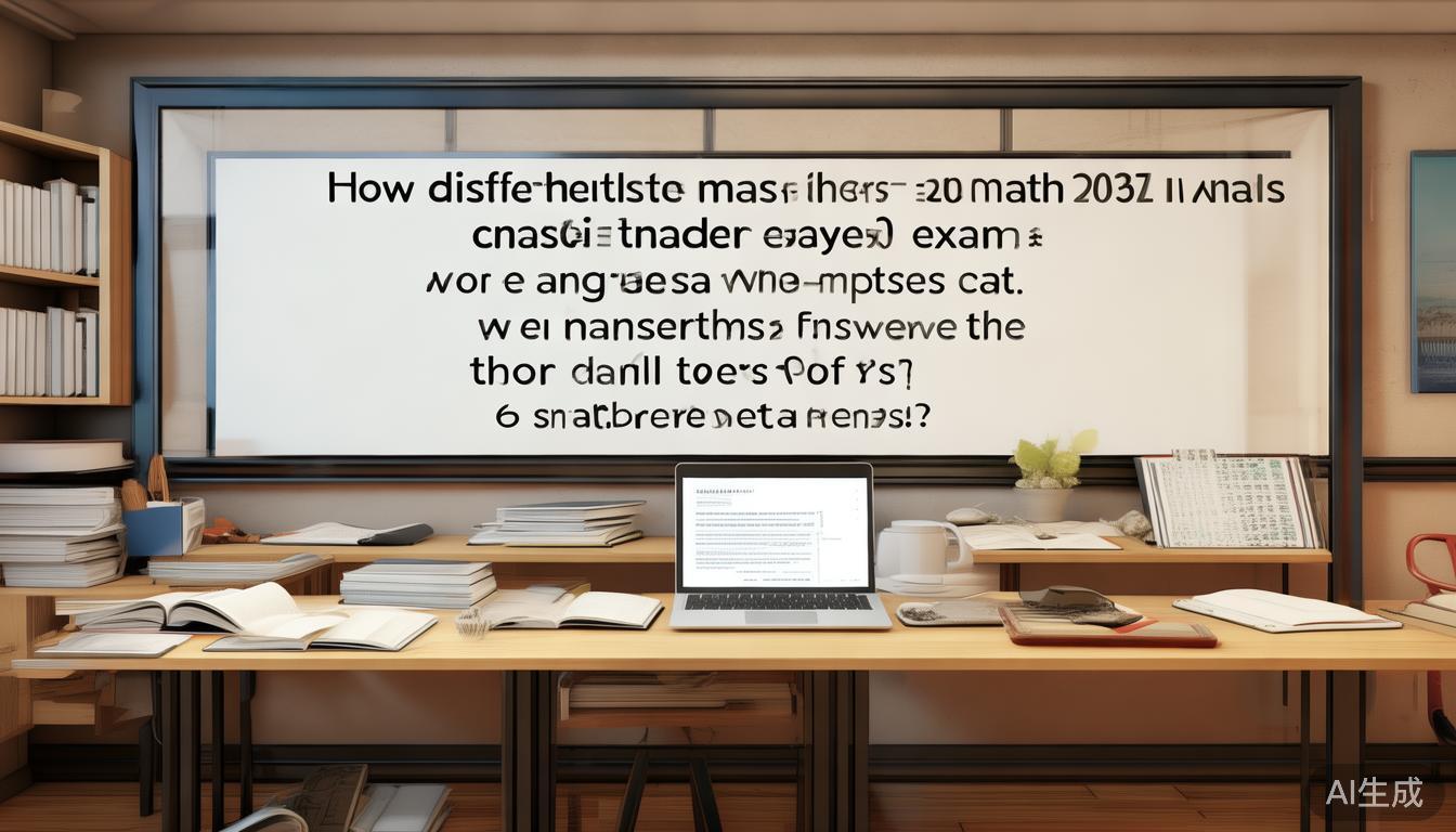 2025考研数学三真题难度如何？答案何时公布？-图1