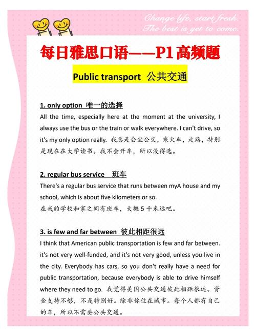 雅思口语Part1交通话题如何高效备考？-图2