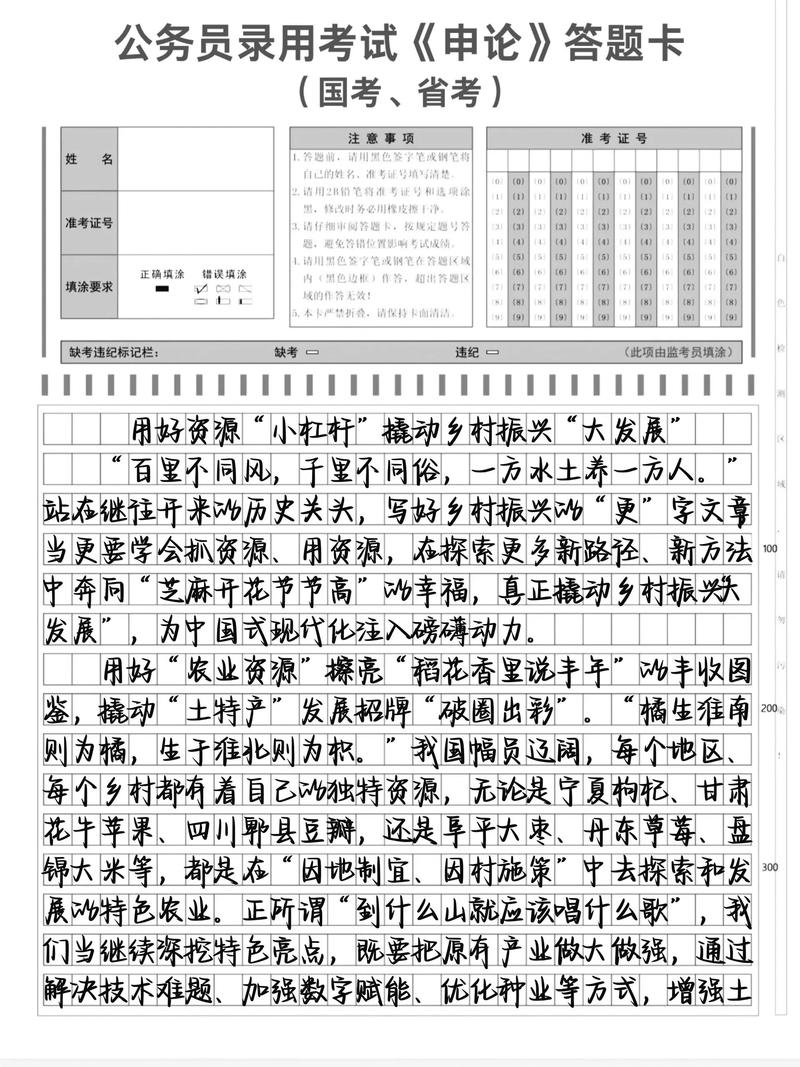 2025国考副省级申论答案怎么写？-图3