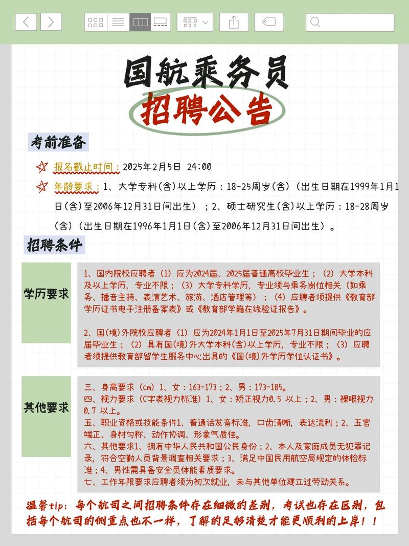 飞机乘务员招聘,有何硬性要求?-图2 飞机乘务员招聘,有何硬性要求?-图2