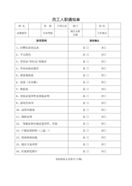 高管入职通知单,核心内容有哪些?-图2 高管入职通知单,核心内容有哪些?-图2