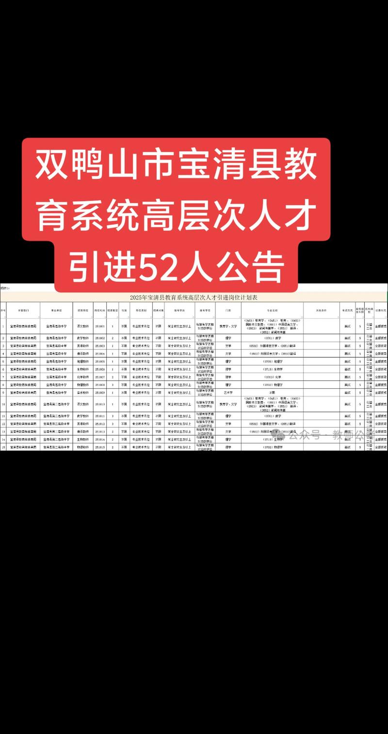 宝清县最新招聘有哪些岗位?-图1 宝清县最新招聘有哪些岗位?-图1