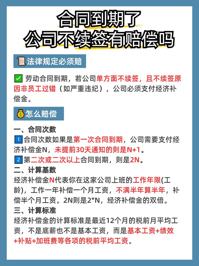 公司不续签合同，为何要一赔二？-图3