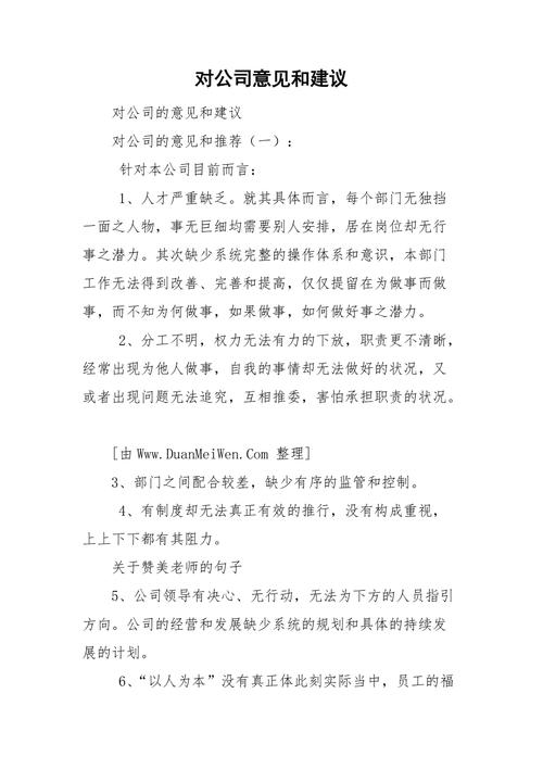 对本职工作及公司，有哪些可优化的建议？-图3