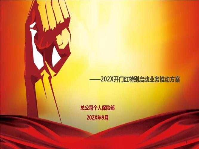 保险公司启动会PPT模板哪里能免费下载？-图1