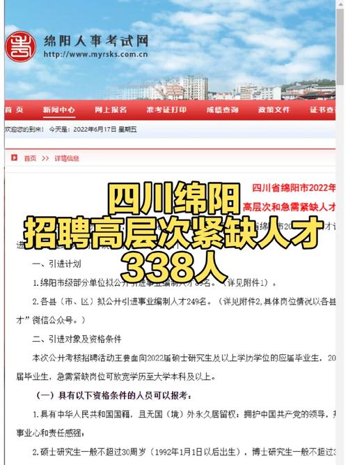 绵阳市招聘有哪些岗位和要求?-图2 绵阳市招聘有哪些岗位和要求?-图2