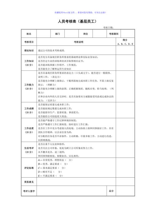 公司考核表填写有何技巧？-图3