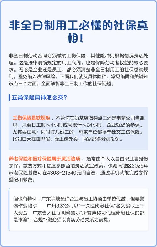 非全日制员工社保缴纳,公司该缴吗?-图2 非全日制员工社保缴纳,公司该缴吗?-图2