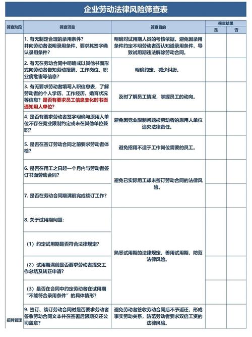 人力资源公司现场检查表-图2
