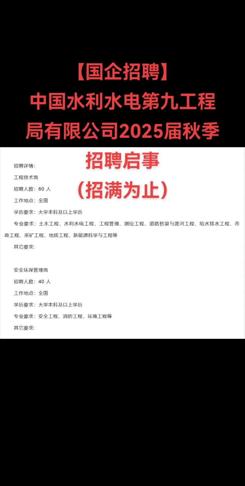 水利水电工程招聘，哪些岗位最热门？-图3