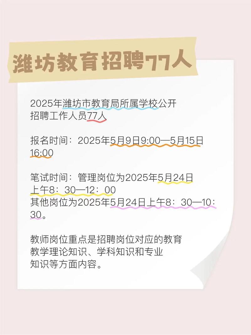 潍坊市招聘有哪些岗位？-图2