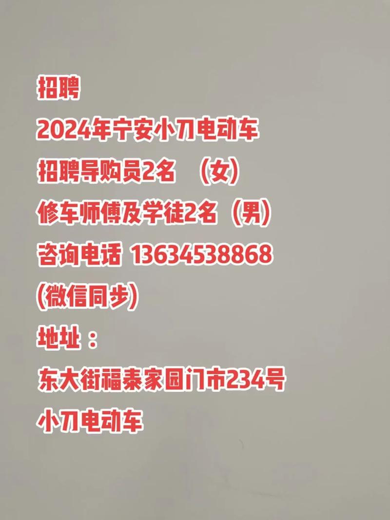 宁安招聘信息网有哪些岗位？-图1