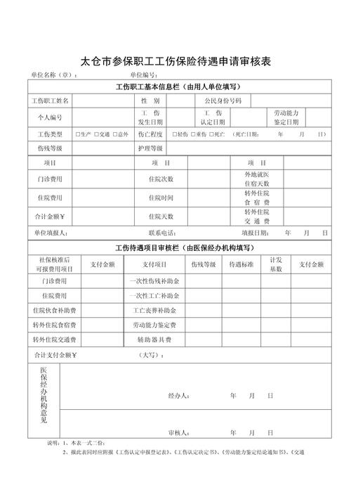 工伤申报表填写有哪些注意事项？-图2
