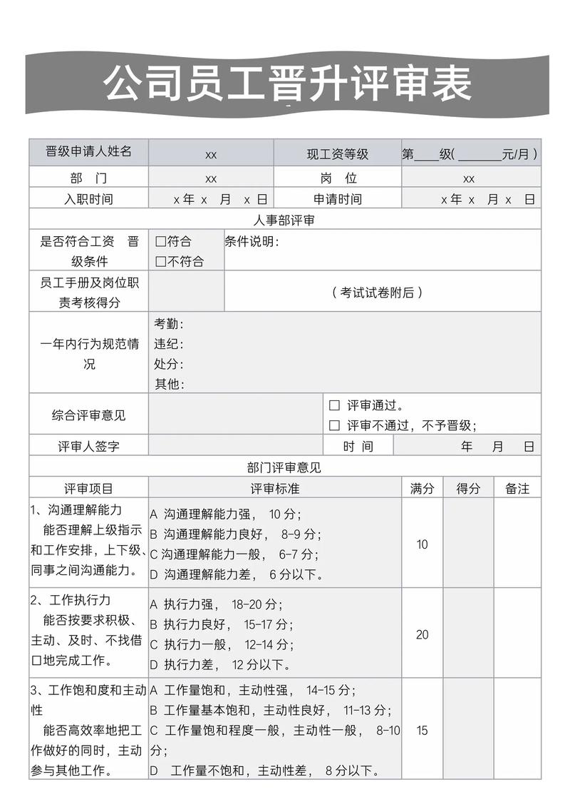 小公司行政岗晋升表如何制定才实用？-图1