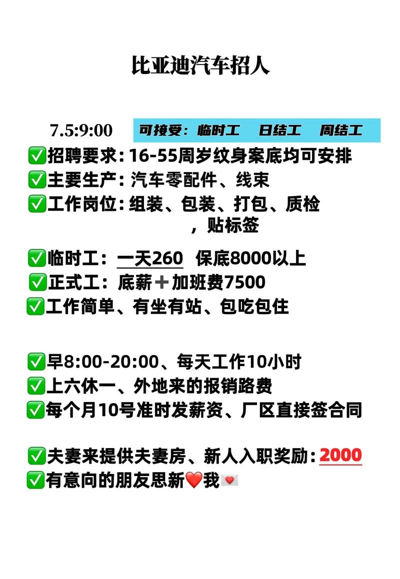 比亚迪招聘有哪些岗位？-图2