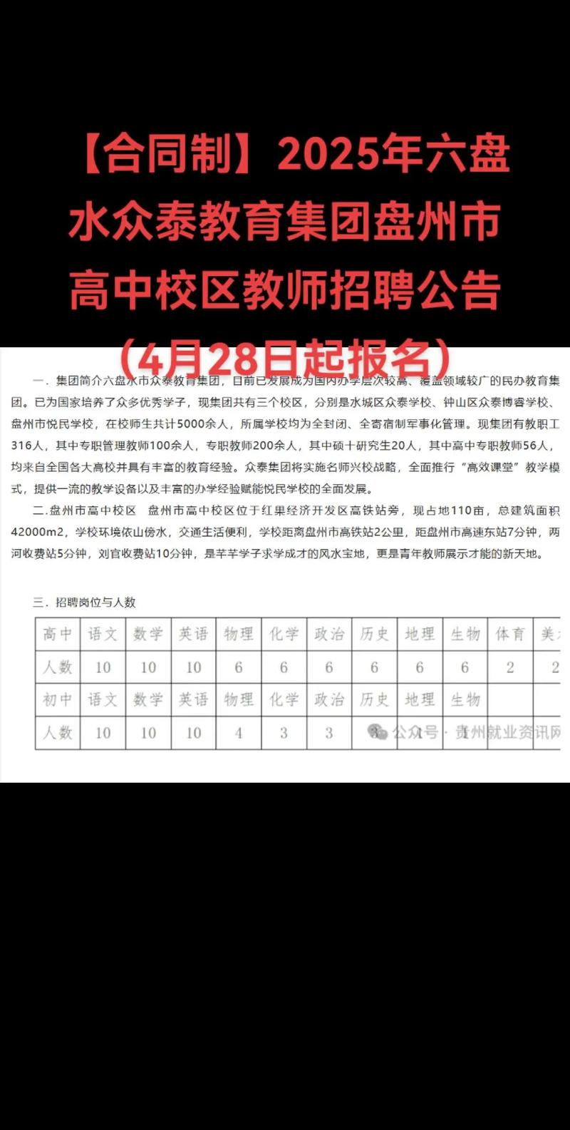 六盘水教师招聘何时开始？-图1