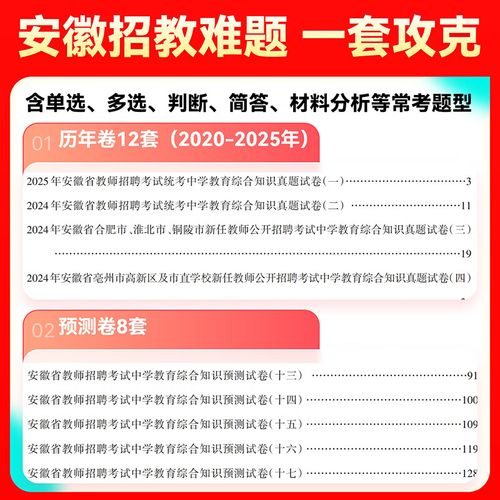 安徽教师招聘考试考什么?-图3 安徽教师招聘考试考什么?-图3