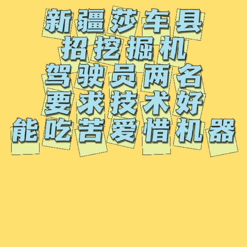 莎车县最新招聘有哪些岗位和要求？-图2