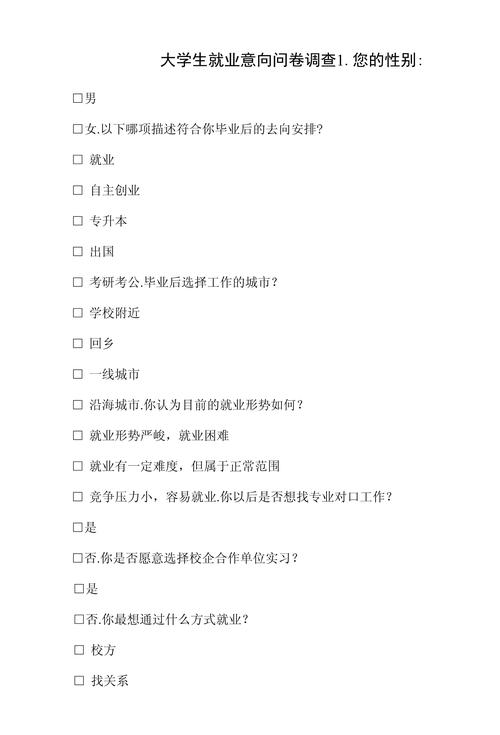 这份问卷，您想了解求职者哪些信息？-图1