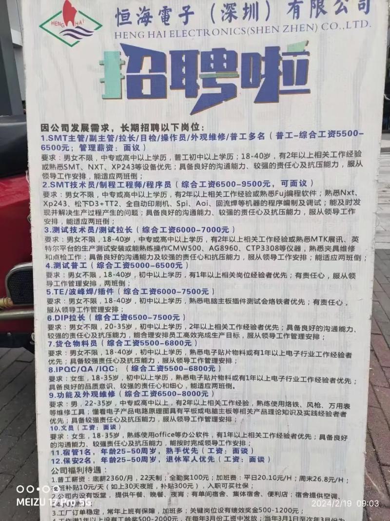 深圳罗湖招聘有哪些岗位？-图1